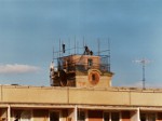 Aufbau der neuen Turmhaube 1992